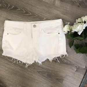 Express raw hem shorts